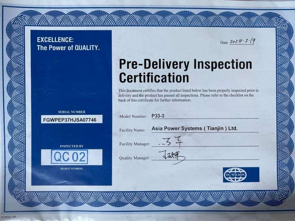 FG Wilson P33-3 - 33 kVA Genset - DPX-16003 Foto 24