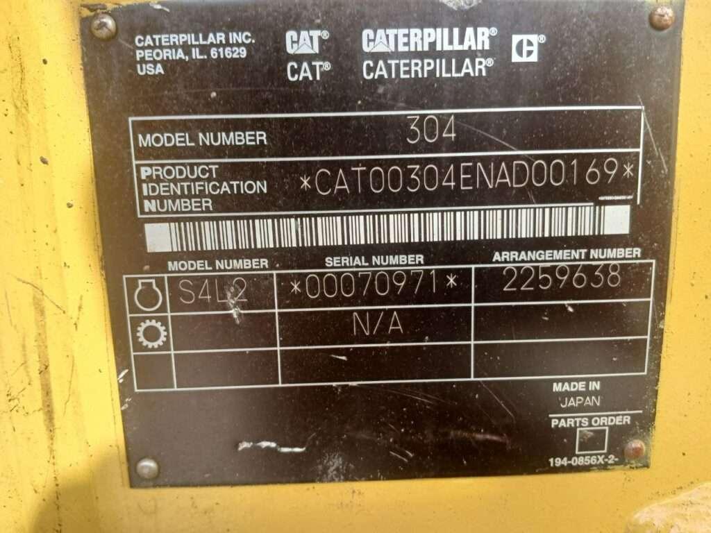 Caterpillar 304 Foto 9