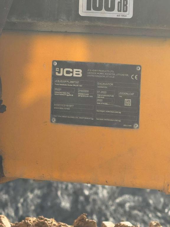 JCB JS330 Foto 2