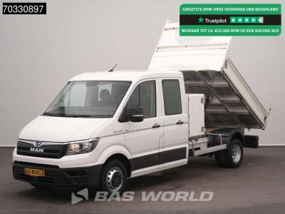 Man TGE 5.120 Dubbel Cabine Kipper met Kist Dubbellucht 3,5t Trekhaak Airco Cruise Navi Camera Euro6 Ti vendida por BAS World B.V.