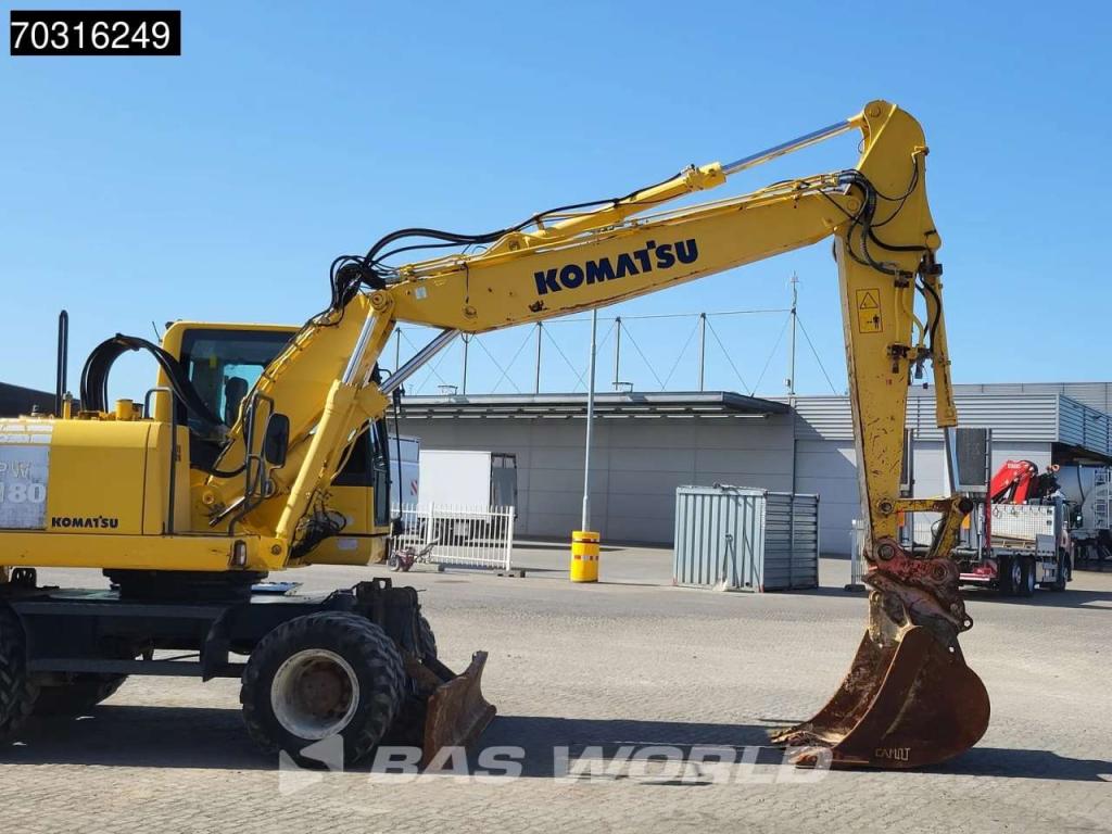 Komatsu PW180 -7E0 OUTRIGGERS + BLADE Foto 13