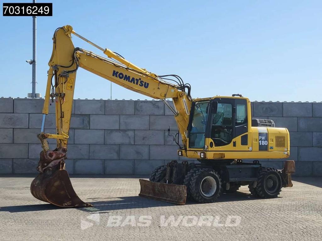 Komatsu PW180 -7E0 OUTRIGGERS + BLADE Foto 3