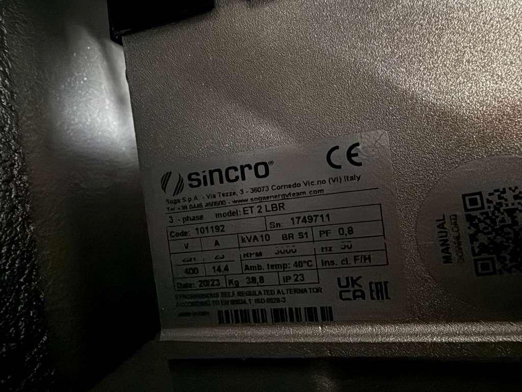 Kubota D722 - MPS113TDE - 10 kVA - Genset - DPX-25122 Foto 14