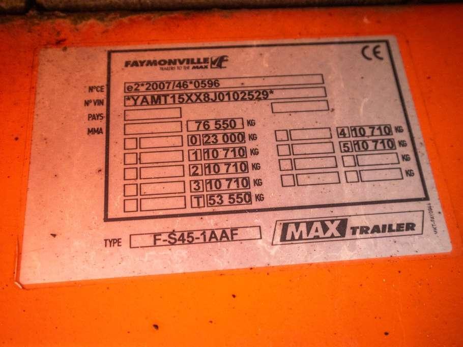 Faymonville MAX 100-5 assen-19.75m-Uitschuifbaar/extensible/extendable/ausziehbar Foto 12