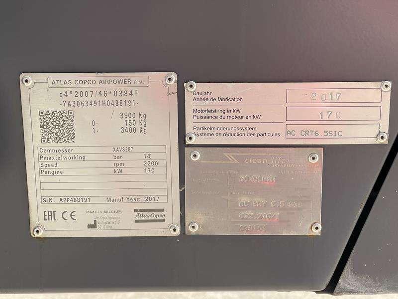 Atlas Copco XAVS 287 Foto 4