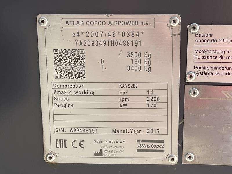 Atlas Copco XAVS 287 Foto 5