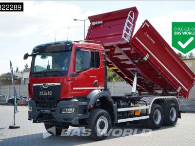 Man TGS 33.480 6X6 NEW! 6x6 13m3 2-way tipper Steel suspension Big-Axle Euro 6 vendida por BAS World B.V.