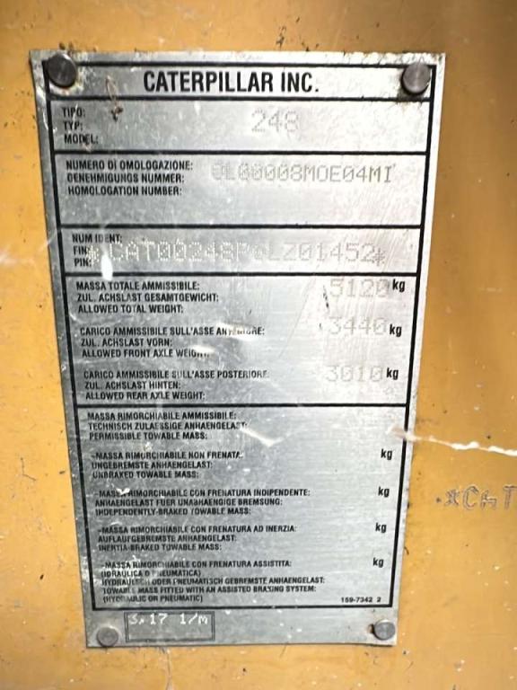 Caterpillar 248 Foto 7