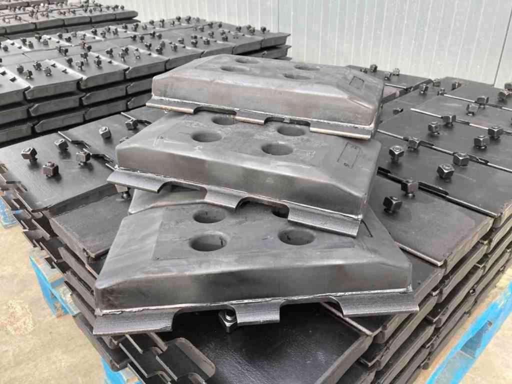 Carro completo para Vögele Rubber Asphalt Pads Foto 4