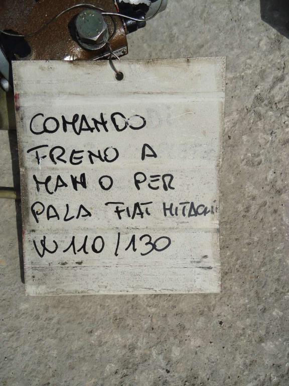 Comando de freno de mano para Fiat Hitachi W110-W130 Foto 3