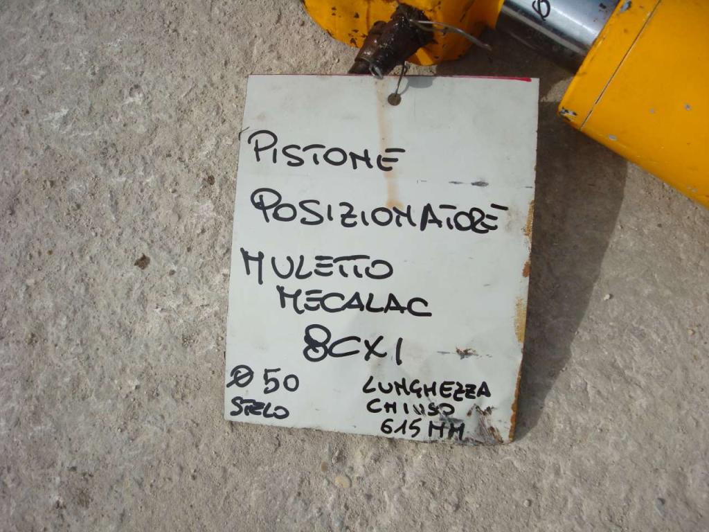 Piston posicionador para per Muletto Mecalac 8CXI Foto 2