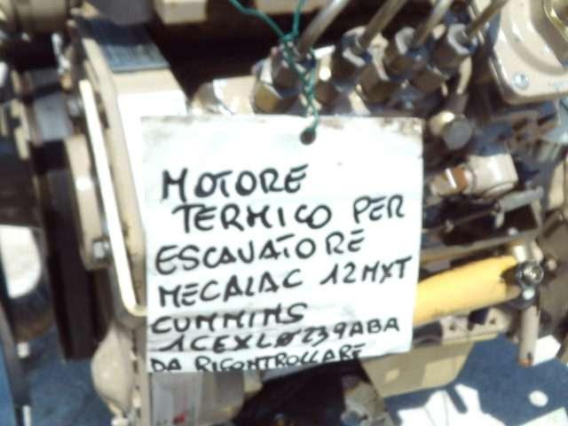 Motor para Mecalac 12MXT - CUMMINS 1CEXL0239ABA - DA RICONTROLLARE Foto 5