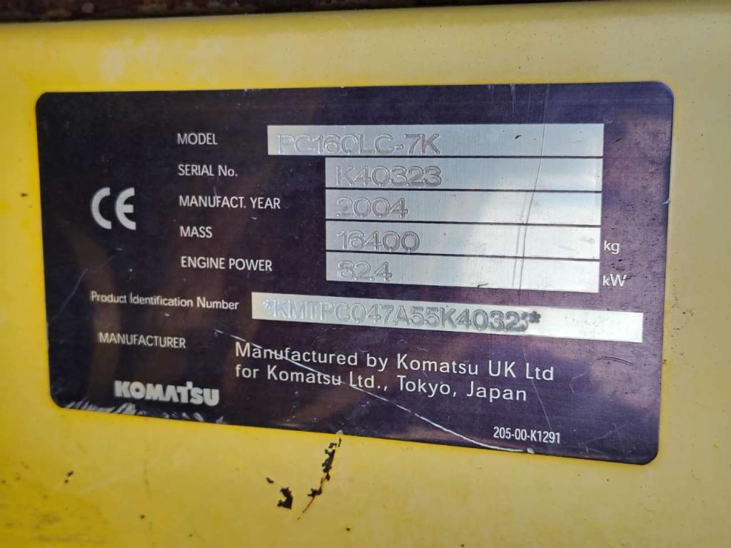 Komatsu PC 160 LC-7K Foto 24