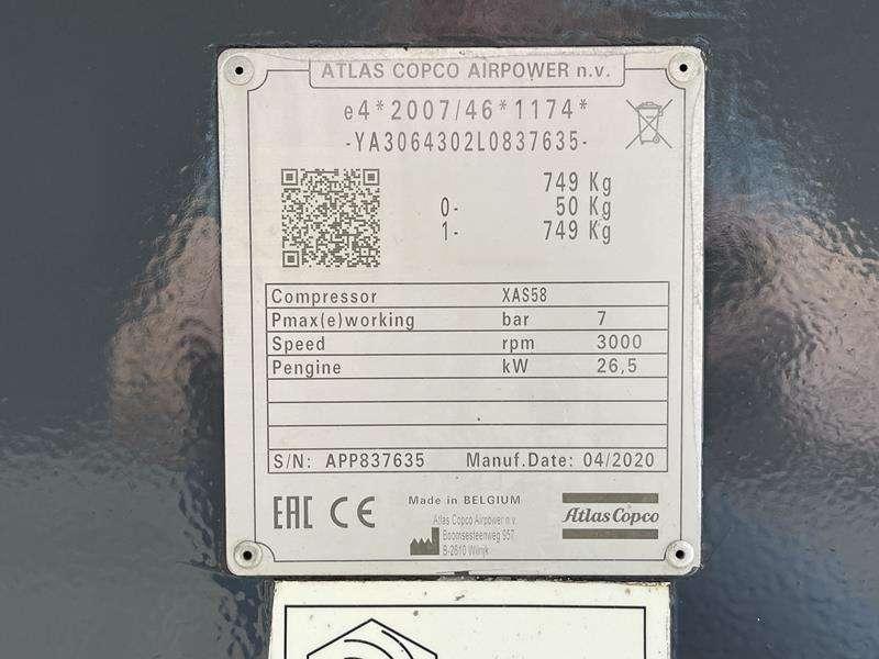Atlas Copco XAS 58 KD Foto 5