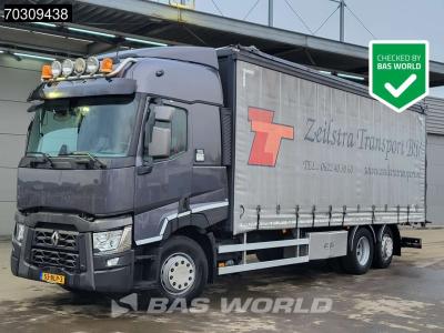Renault T 430 T 6X2 NL-Truck curtainsides Forklift preparation Steering axle Automatic Euro 6 vendida por BAS World B.V.