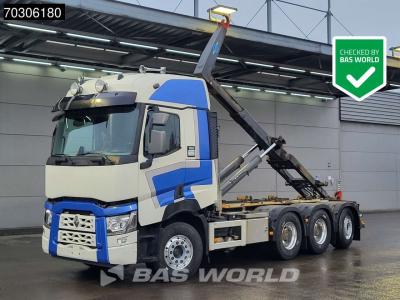 Renault C 520 C 8X4 24tons AJK containersystem Lift+steering axle Retarder Euro 6 vendida por BAS World B.V.