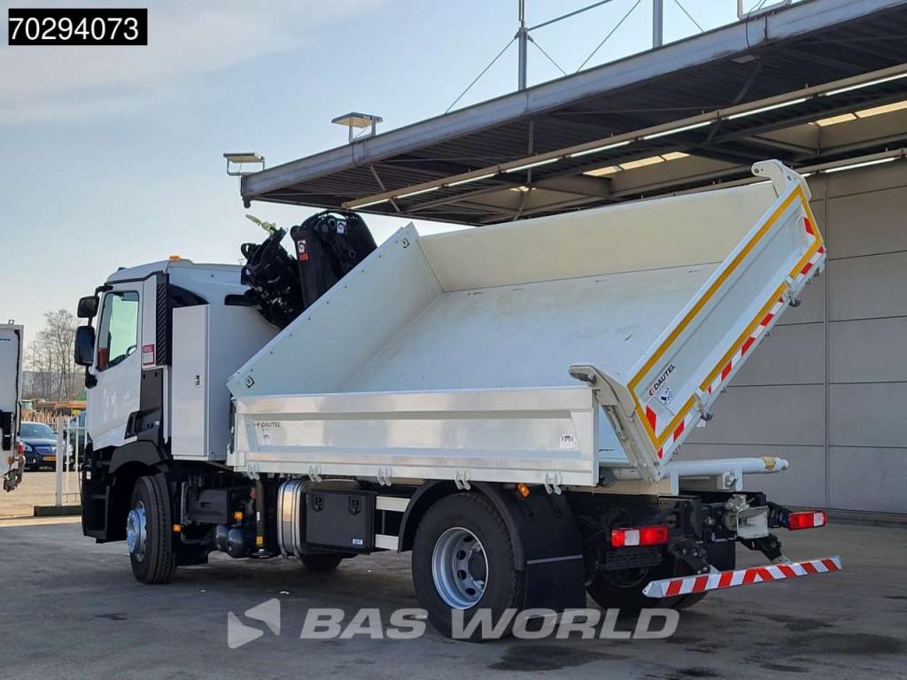 Renault C 430 4X2 NEW! HIAB X-Hiduo 138 Crane 6m3 Dautel 3-Side tipper Euro 6 Foto 14