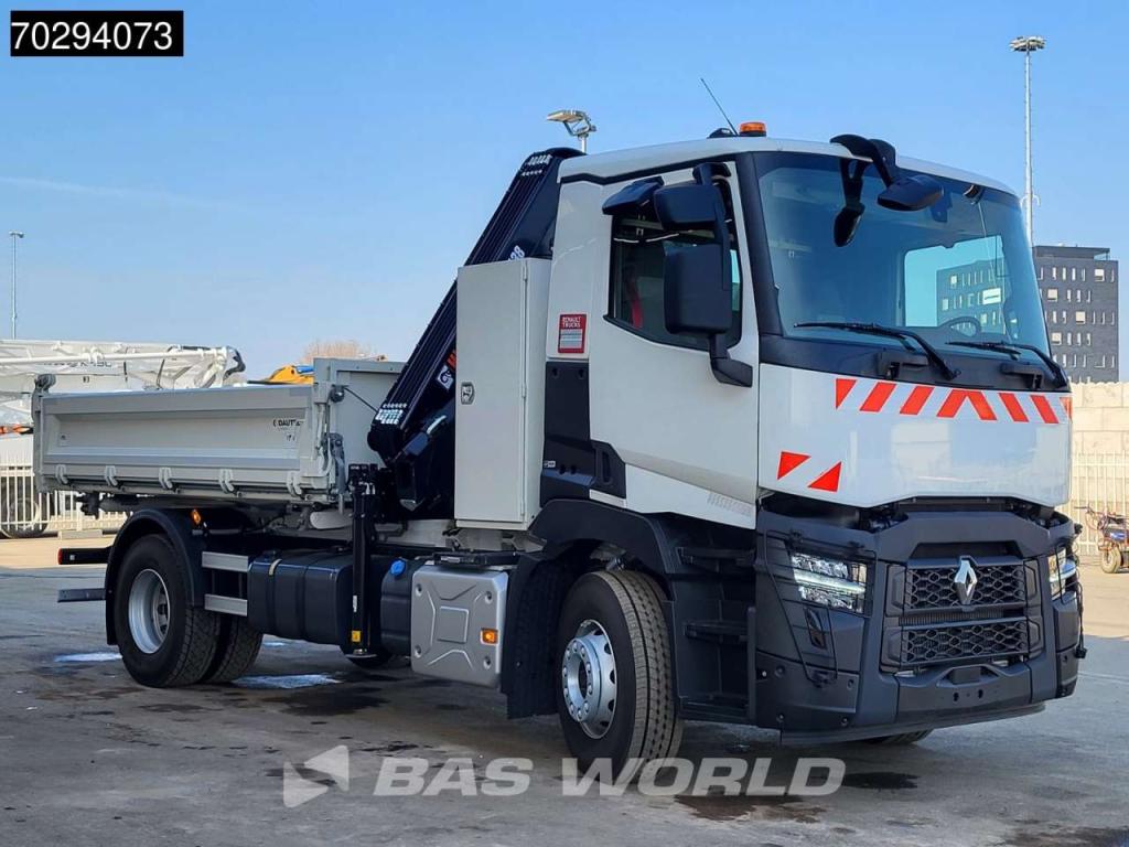 Renault C 430 4X2 NEW! HIAB X-Hiduo 138 Crane 6m3 Dautel 3-Side tipper Euro 6 Foto 17