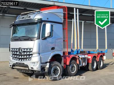 Mercedes-Benz Arocs 3658 8X4 ALUCAR Holztransporter Full Steel suspension Big-Axle Automatic Euro 6 vendida por BAS World B.V.