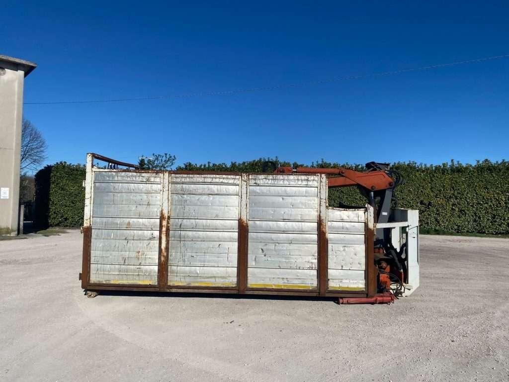 CONTAINER SCARRABILE USATO IN ALLUMINIO  A CIELO A Foto 9