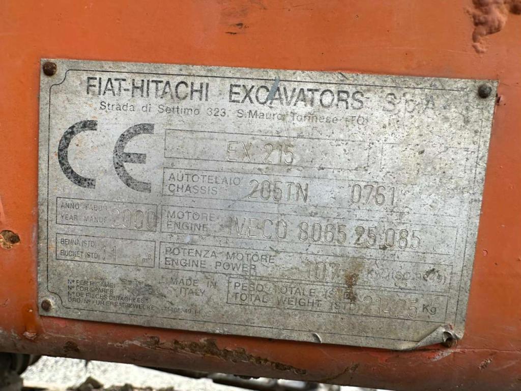 Fiat Hitachi ex215 Foto 12