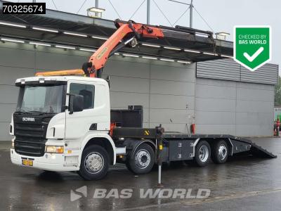Scania P340 P 8X2 NL-truck Palfinger PK18001 EH Crane Winch Ramps Lift+Steering axle Euro 4 vendida por BAS World B.V.