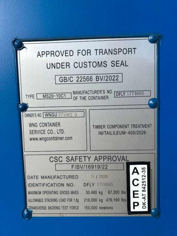 Container 20FT NEW - DPX-29096 Contenedor Foto 8