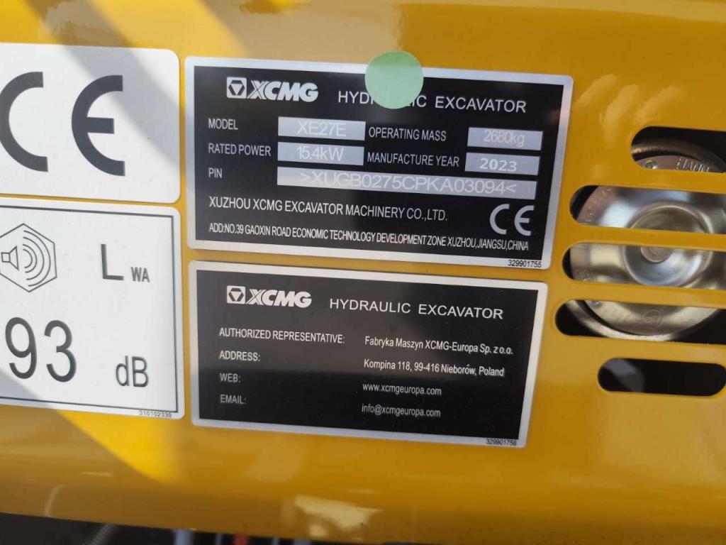 XCMG XE27E Foto 2