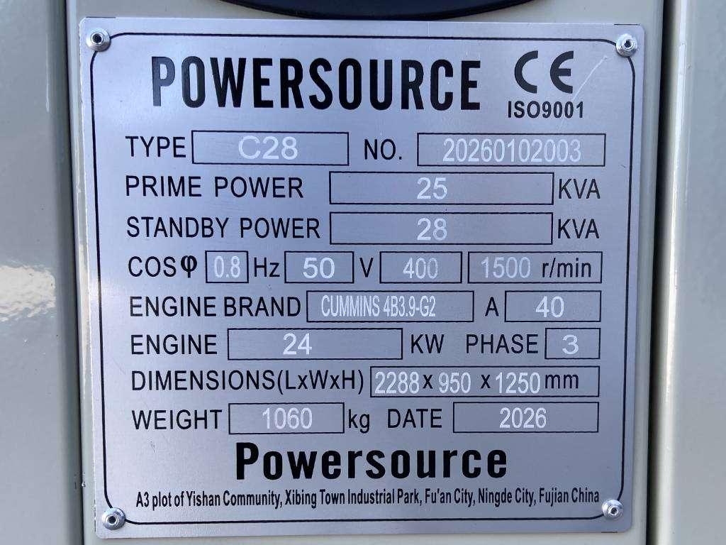 Cummins 4B3.9-G2 - 28 kVA Generator - DPX-19830 Foto 6